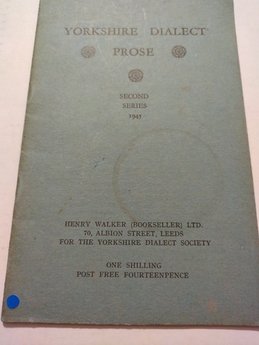Yorkshire dialect prose 2nd - dialect,